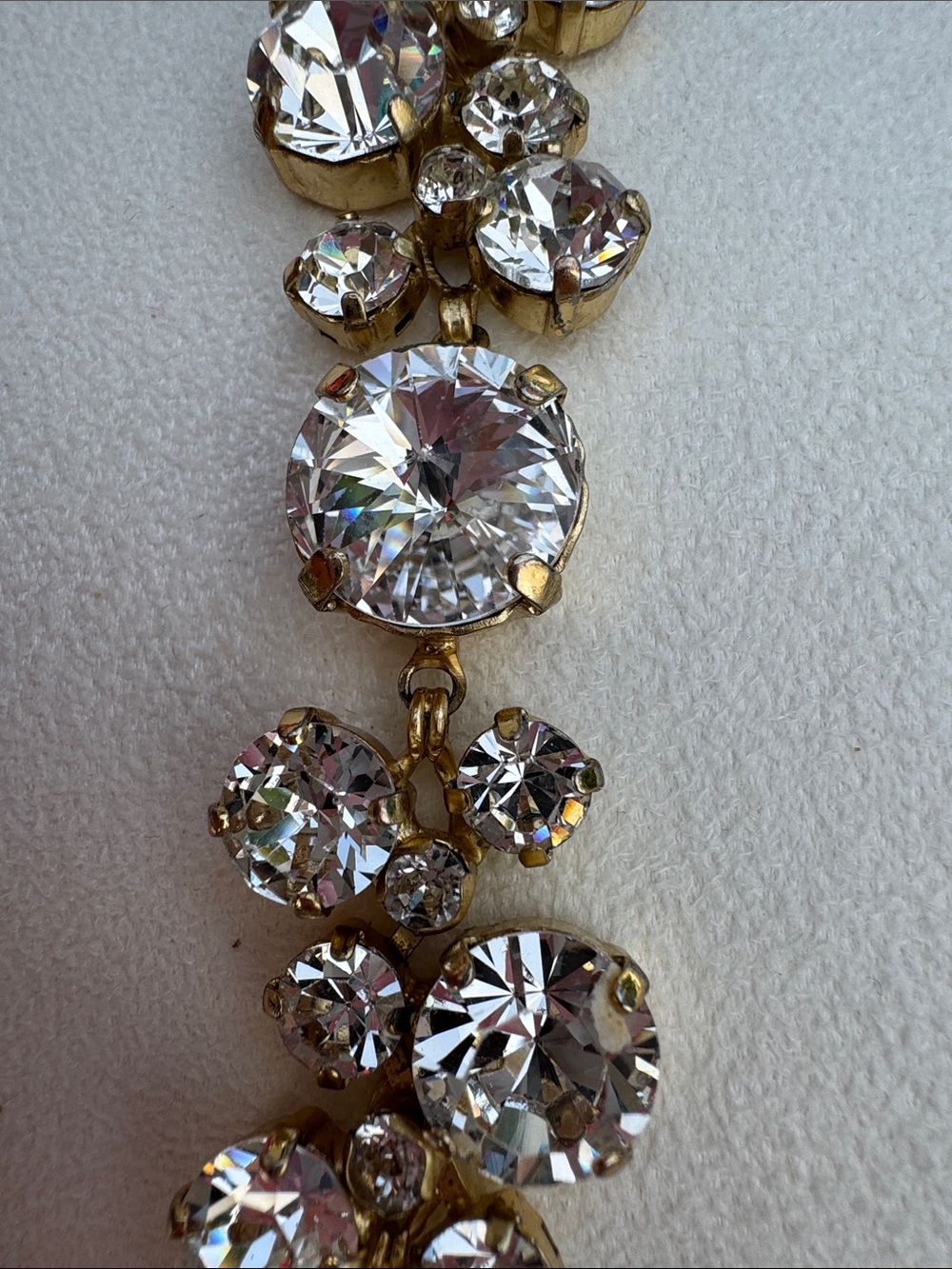 Sorrelli Clear Crystal Cluster Gold Bracelet - Picture 4 of 6